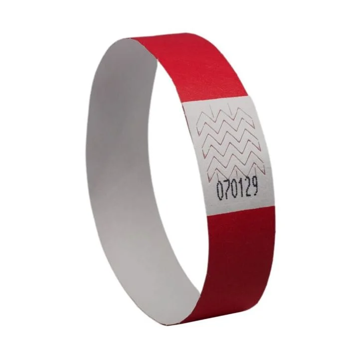 Bracelets imprimable - 256 x 19 mm - Rouge Fluo AVERY Lot de 500