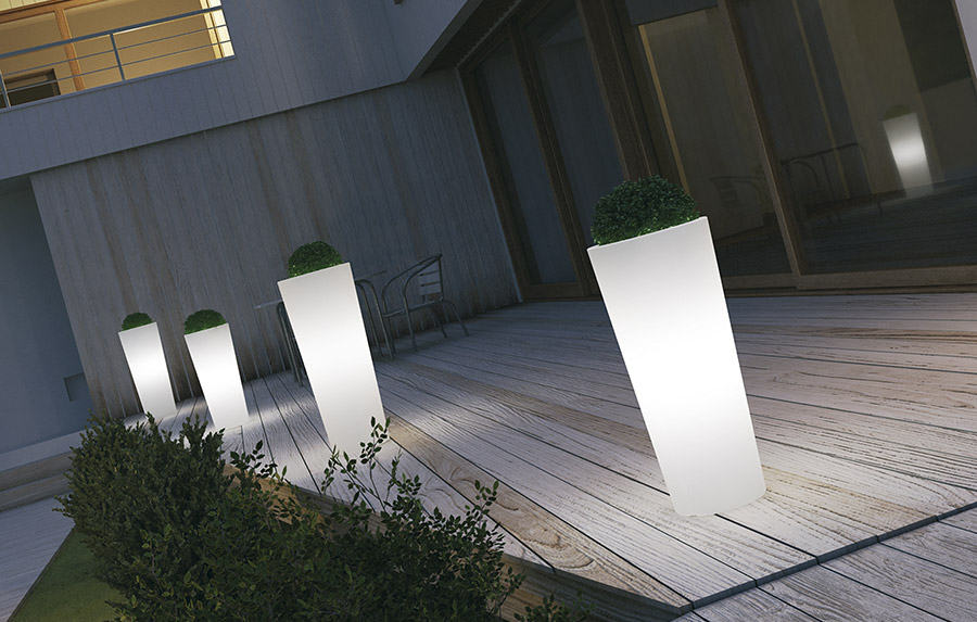 Vase lumineux de jardin - TYBALT