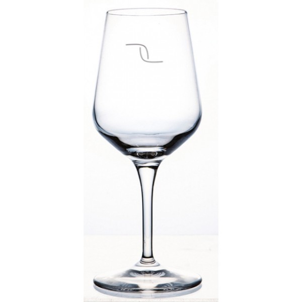 Verre à vin 19 cl Electra, double jauge à 12.5 et 14.5 cl (x 24)