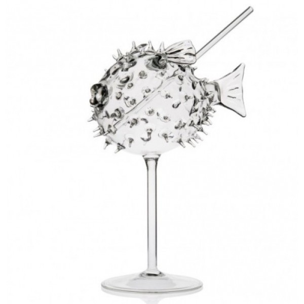 Verre 25 cl poisson Fugu en borosilicate 100% Chef (x 1)