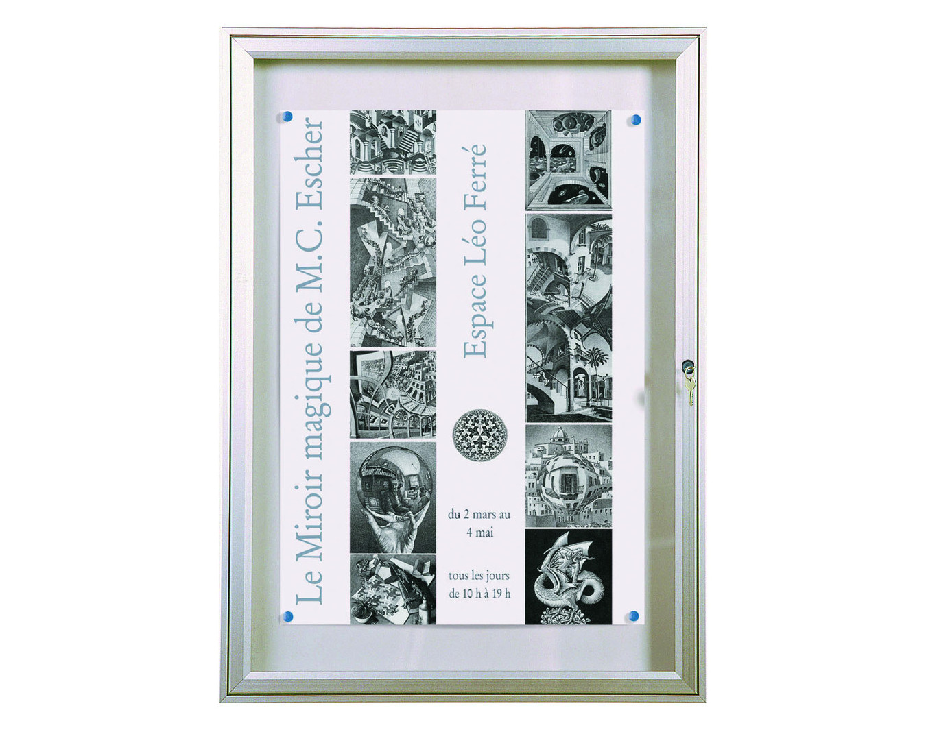 Vitrine affichage extérieur 1000