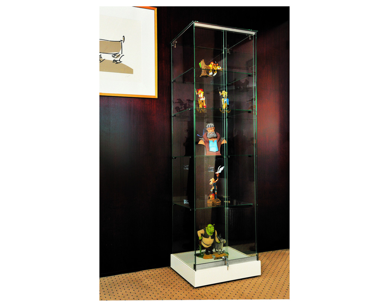 Vitrine d'exposition Alrami