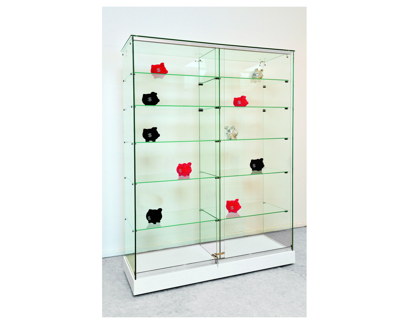 Vitrine d'exposition double Gemma