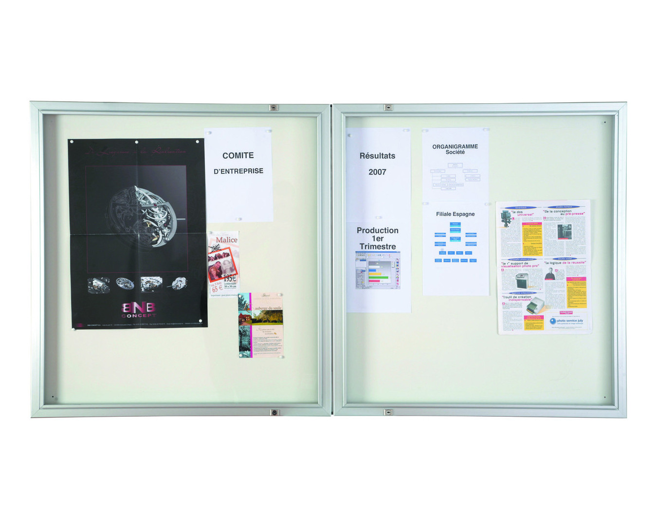 Vitrine extérieure 2 portes Classique 45