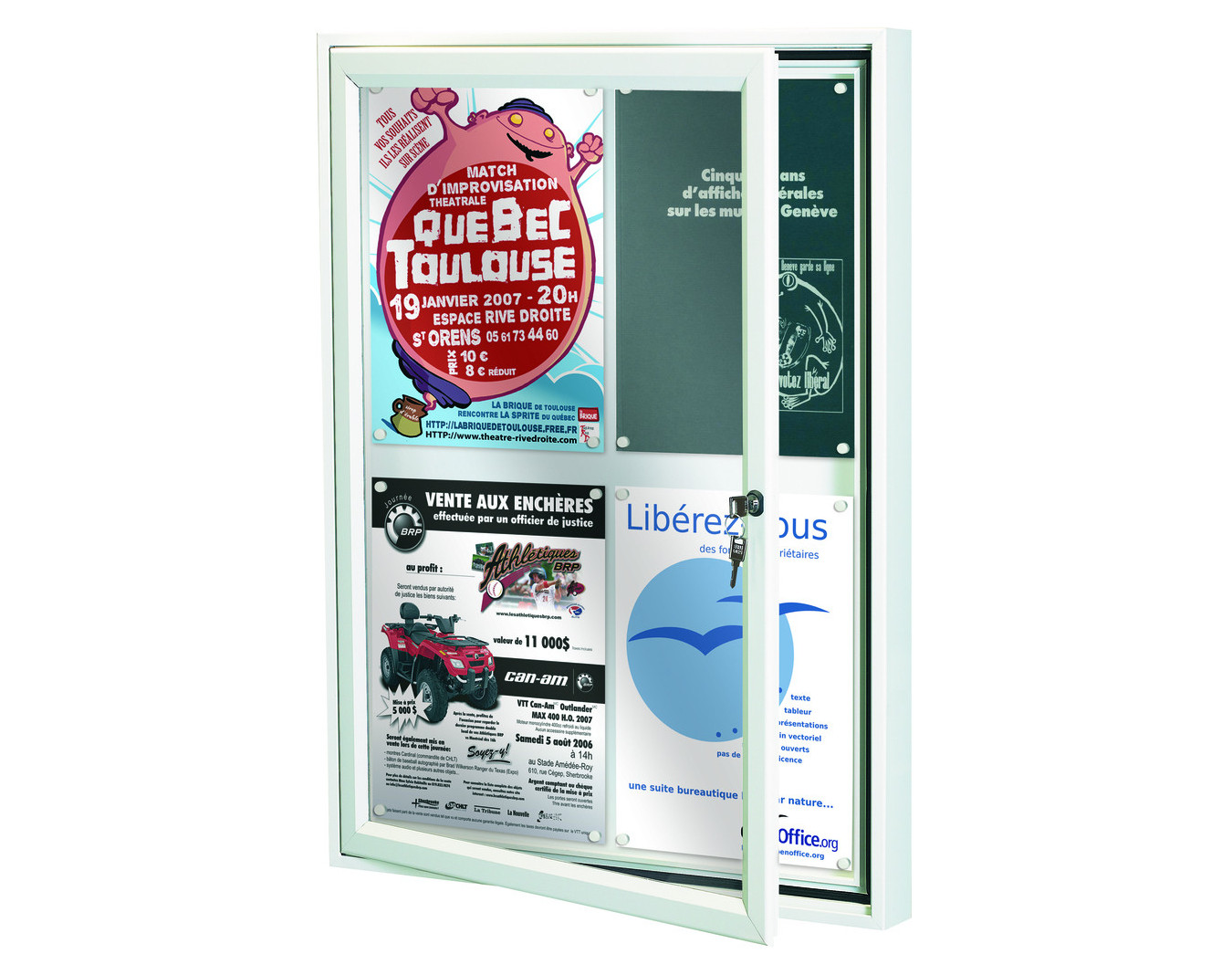 Vitrine extérieure Classique