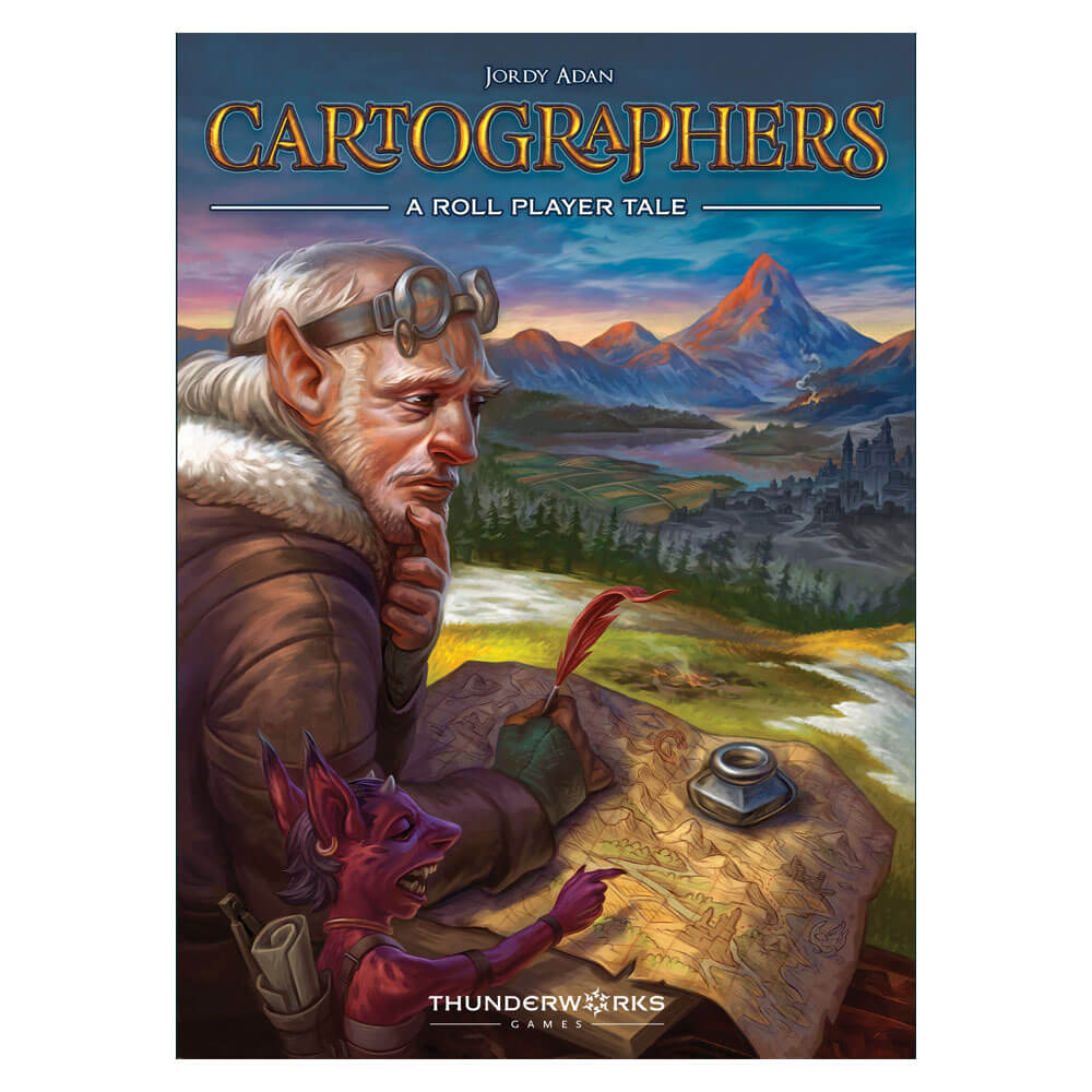 Cartographers un jeu de société Roll Player Tale
