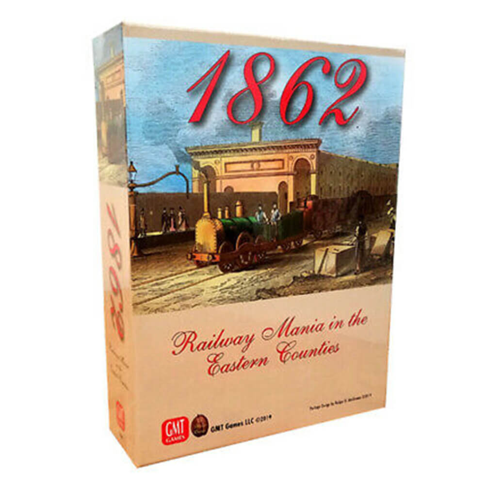 1862 Railway Mania dans le jeu de société des comtés de l'Est
