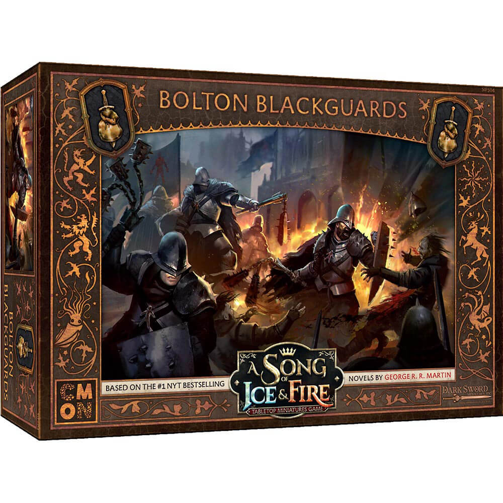Un jeu de miniatures de la chanson et du feu Bolton Blackguards