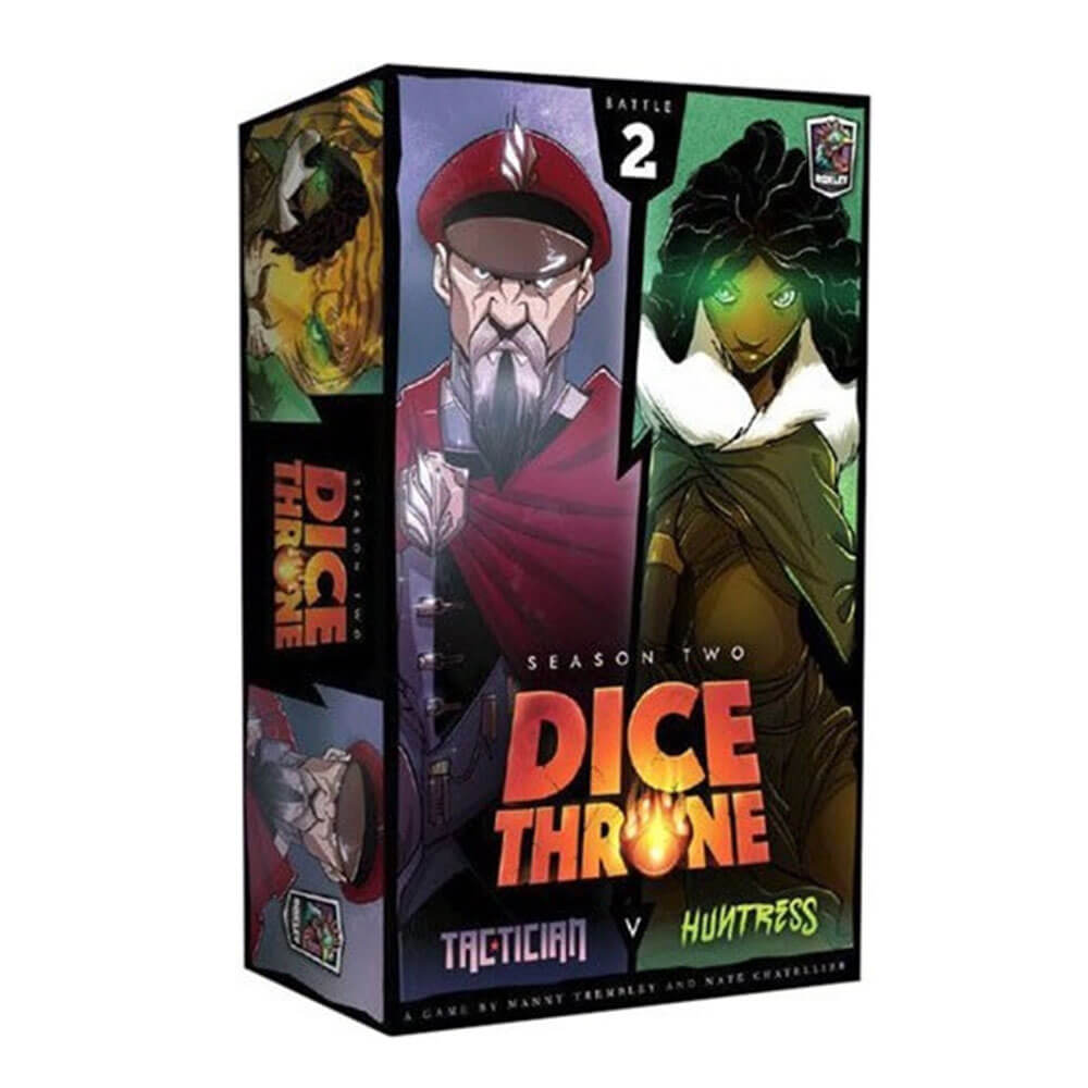 Dice Throne S2 Battle Box 2 Tacticien vs Huntress Board Game
