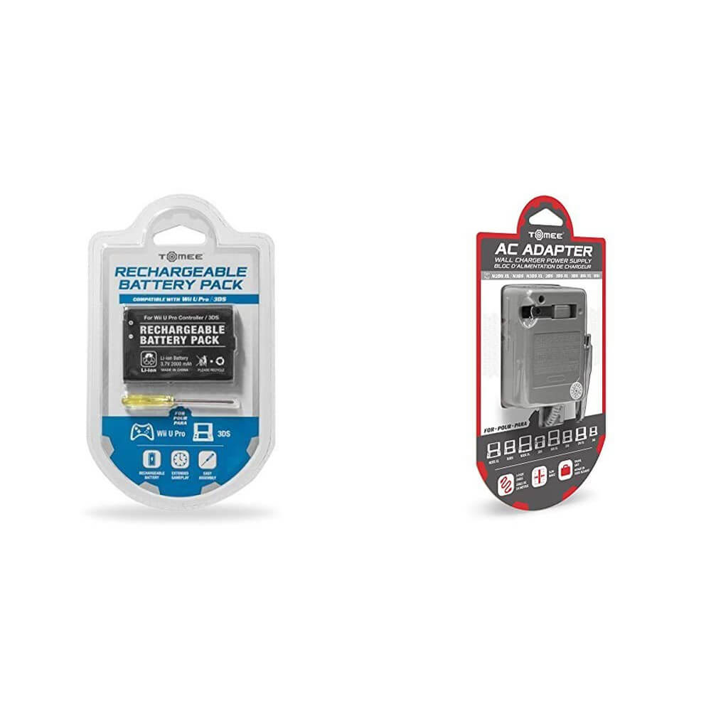 3DS & Wiiu Pro Controller Tomee Rechargeable Battery Pack
