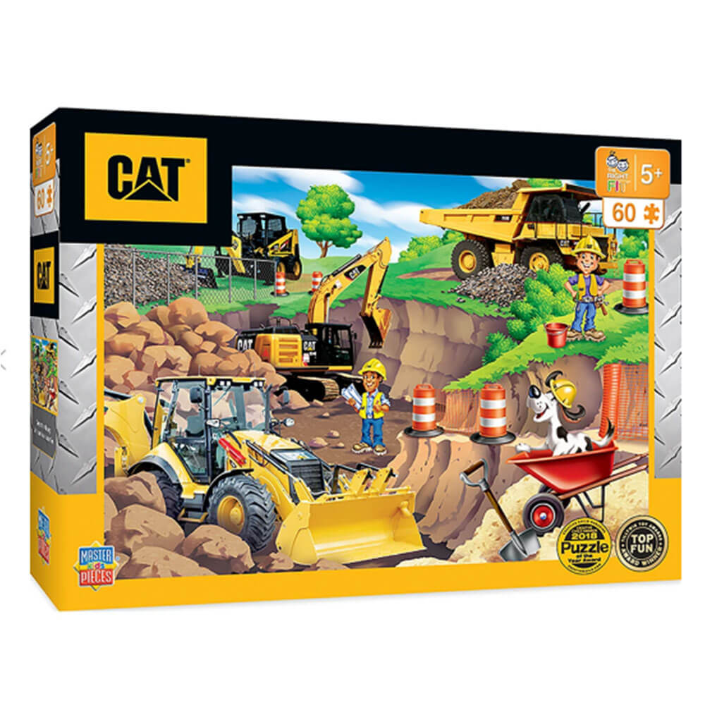 Caterpillar le puzzle de la carrière (60pcs)