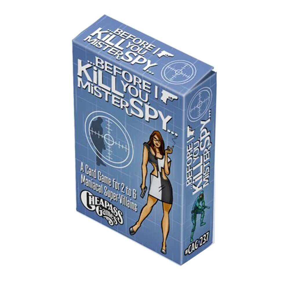 Avant de te tuer Monsieur Spy Game