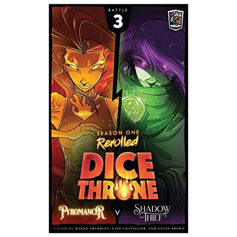Dice Throne S1 Rerrollé: Pyro vs Shadow Thief Box 3