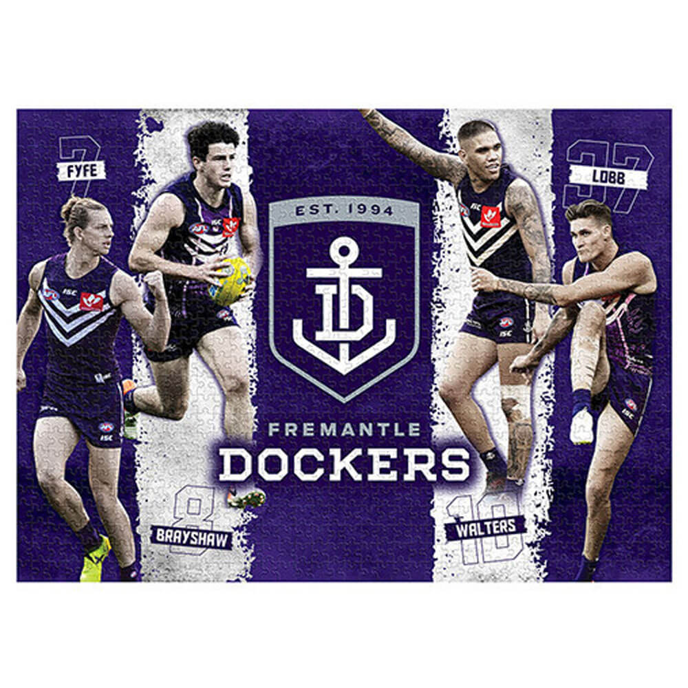 1000pc AFL Puzzle Fremantle Dockers 4 Joueur