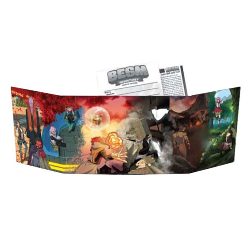 Écran et aventure de jeu de rôles BESM