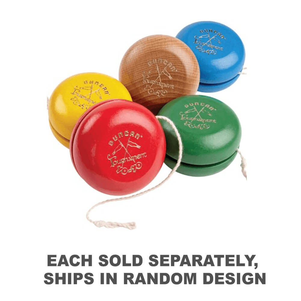 Duncan Yo Yo Vintage Wooden Crossed Flags Tournament (Assrtd)