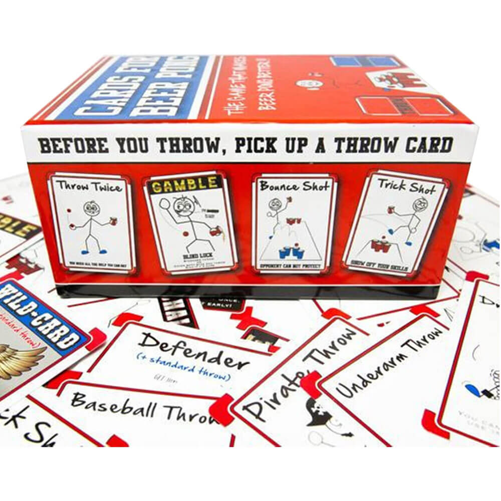 Cartes pour le jeu de fête de bière pong