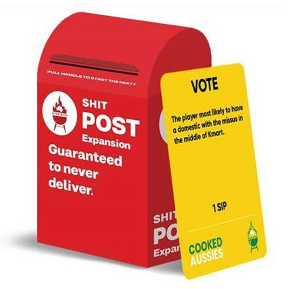 Australies cuites après le jeu de la carte d'extension