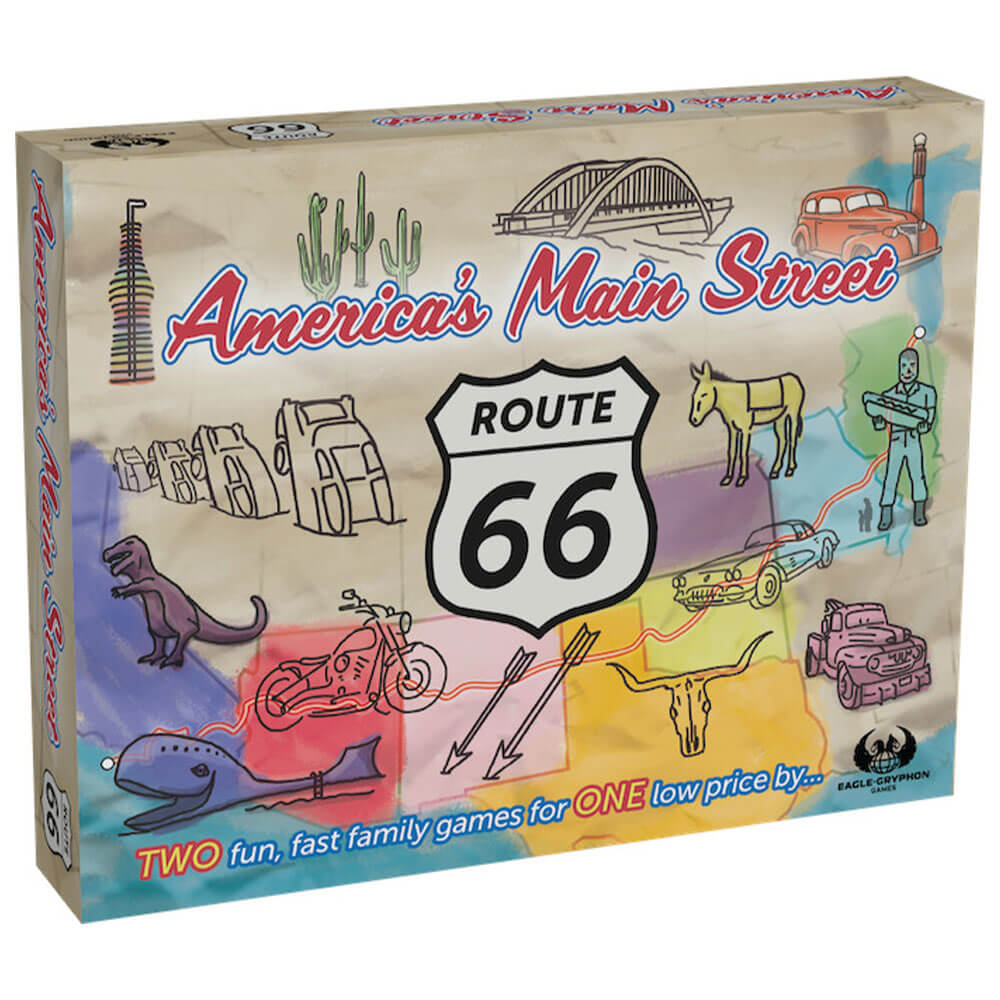 Jeu de stratégie de la rue principale de l'Amérique