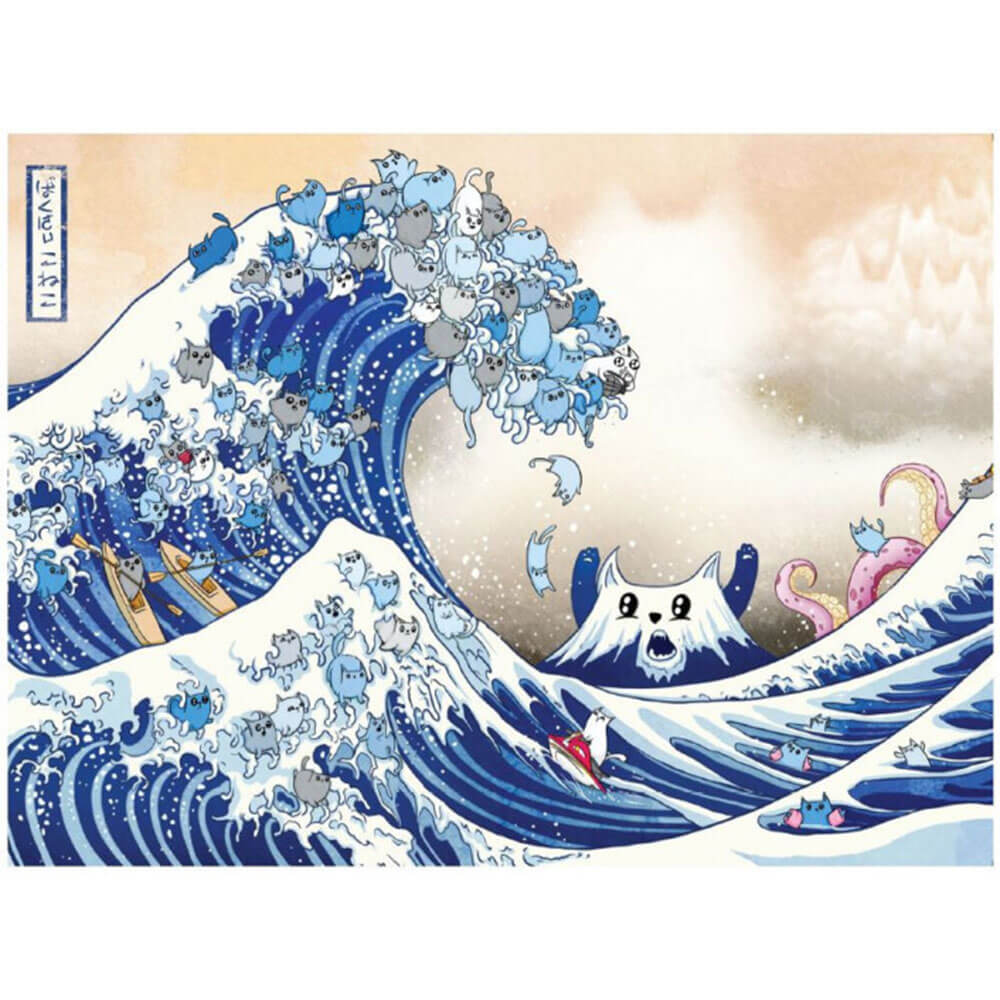 Les chatons explosifs Great Wave Off Cat-a-Gawa 1000pcs Puzzle