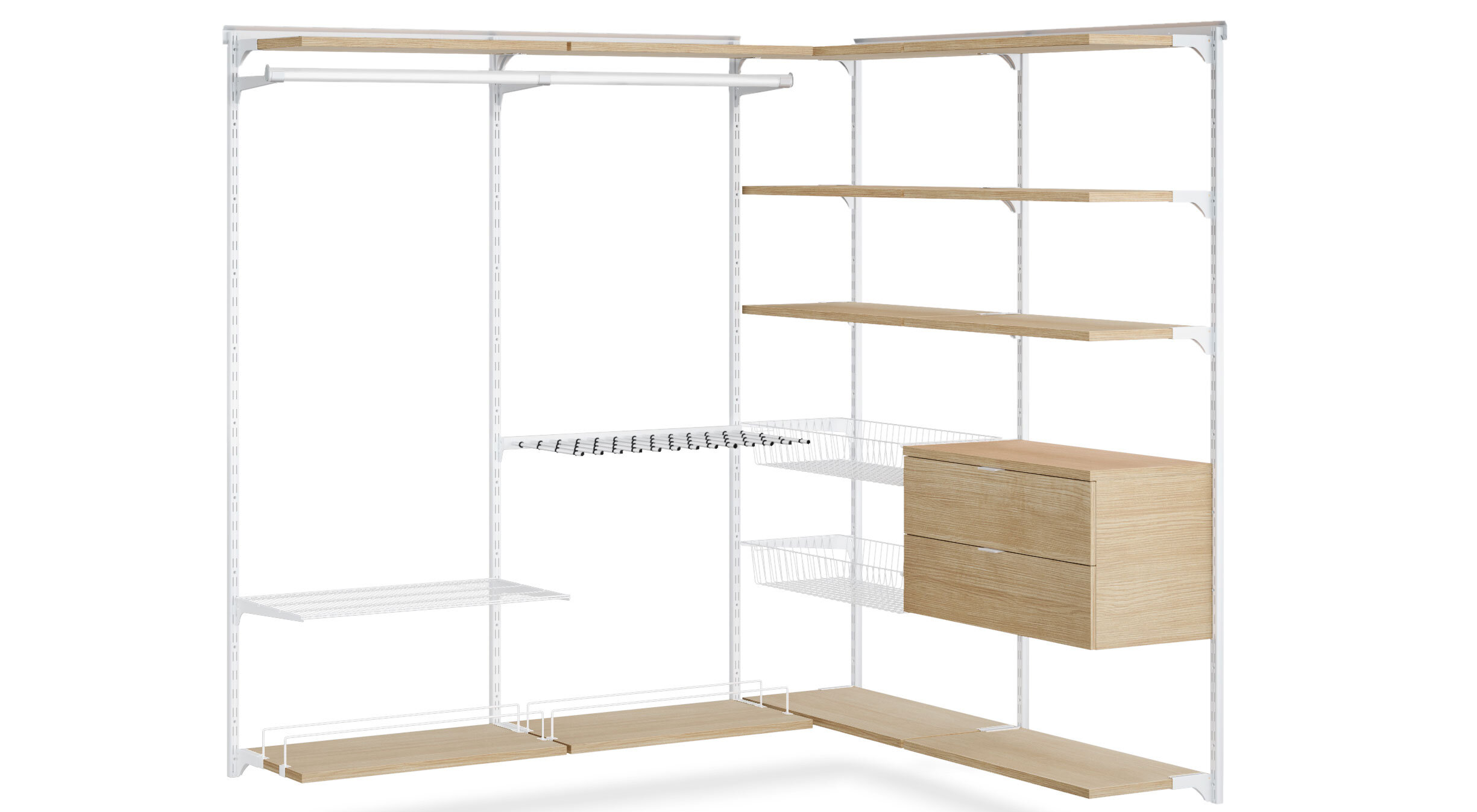 WALK-IN L-408 Dressing angle | 208/164x200x45 cm (LxHxP)