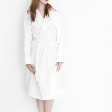Peignoir Uni Heckett & Lane Blanc