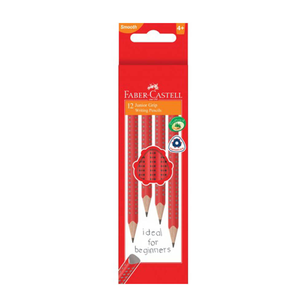 Faber-Castell Junior Grip Beginners Graphite Crayon (12pk)