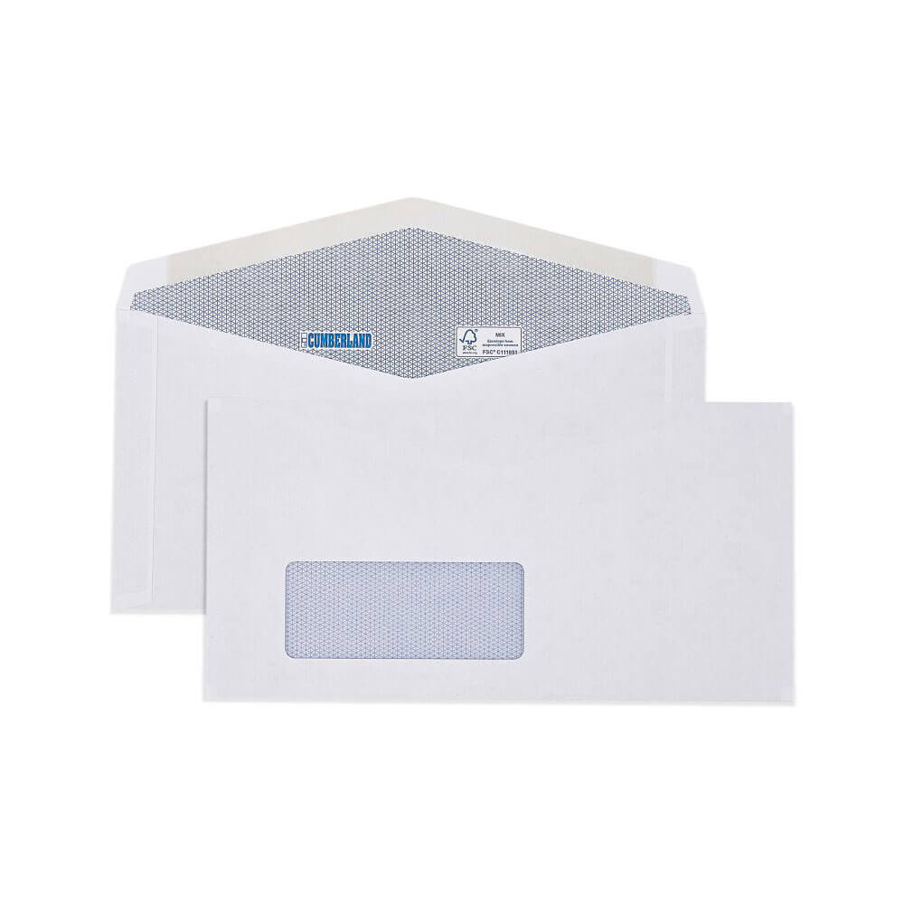 Cumberland Laser Lick & Stick Enveloppe White DLX (500pk)