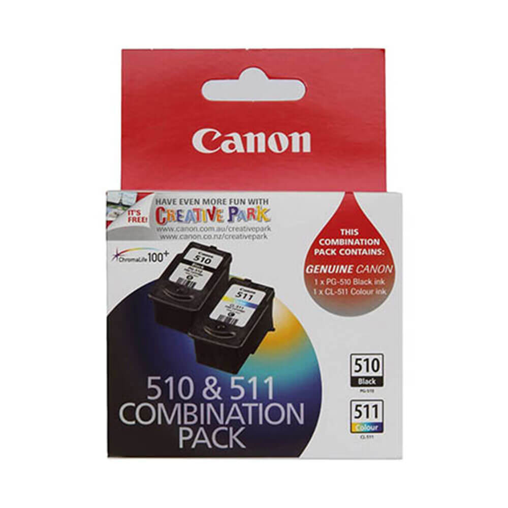 Pack de combo cartouche à jet d'encre Canon (PG510 / CL511)