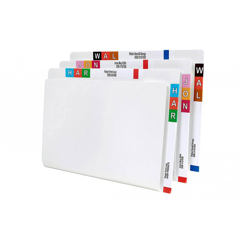 Avery Tab Tab File latérale FellScap (blanc)