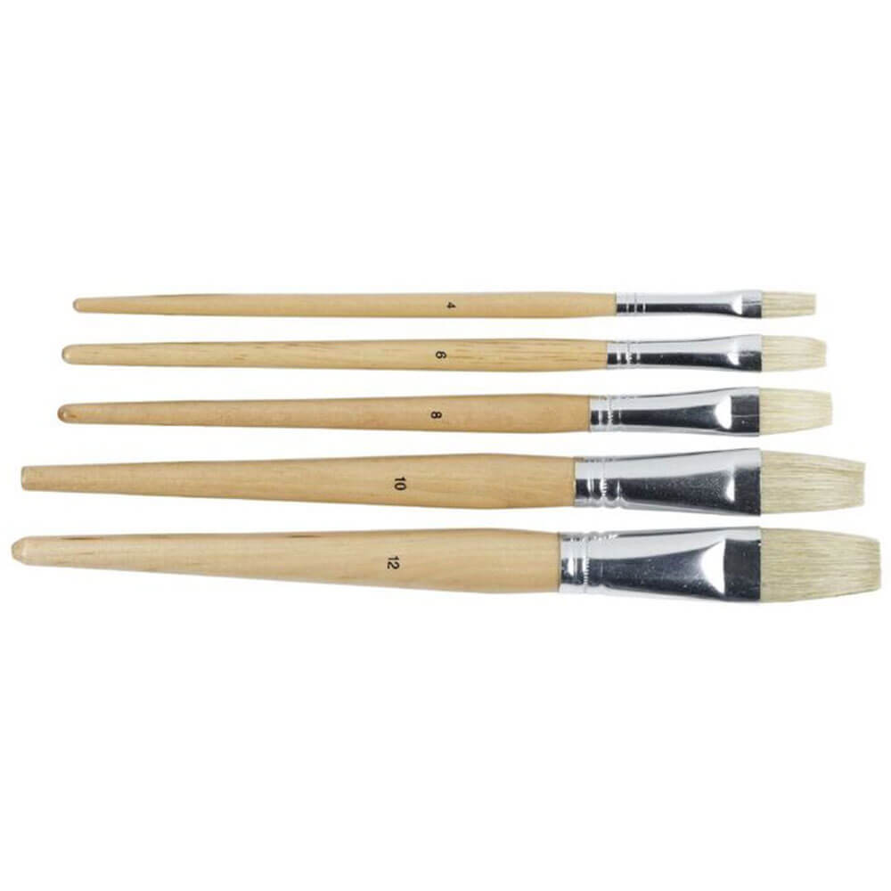 EC Hair Flat Paint-Brush Pack d'école (60pcs)