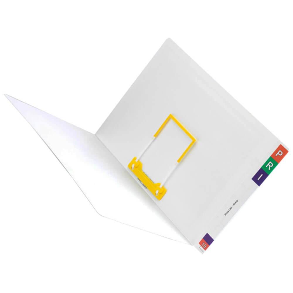 Avery ajusté le fichier latéral avec tubeclip idemscap (blanc)