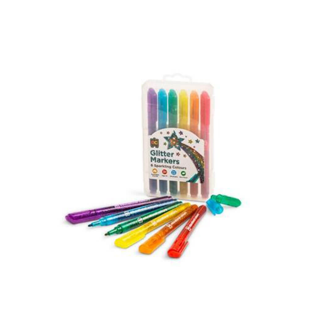 Marqueurs de paillettes EC (6pk)