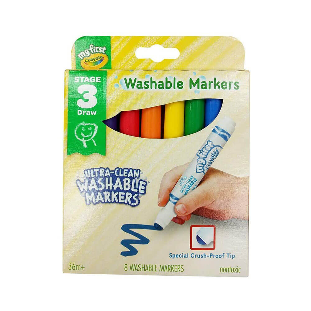 Marqueur lavable junior Crayola (8pk)