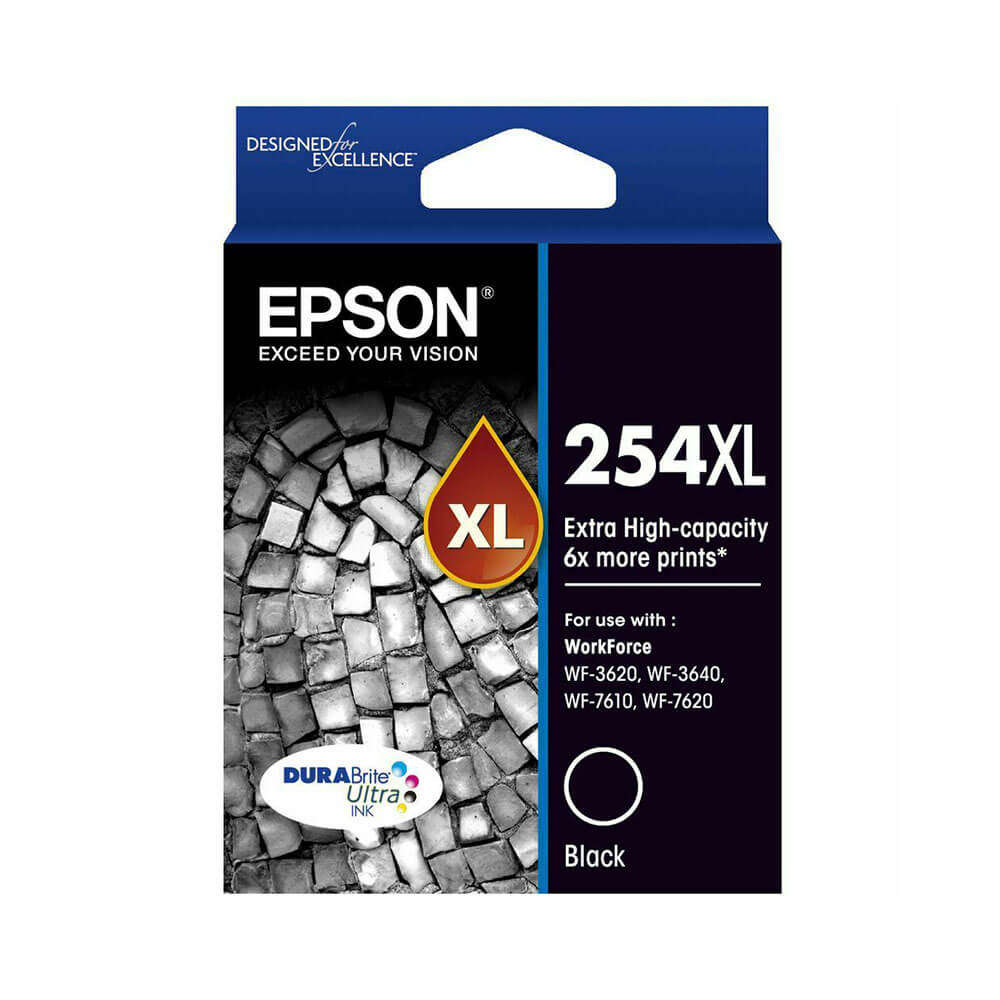 Epson Cartridge à jet d'encre supplémentaire 254xl (noir)