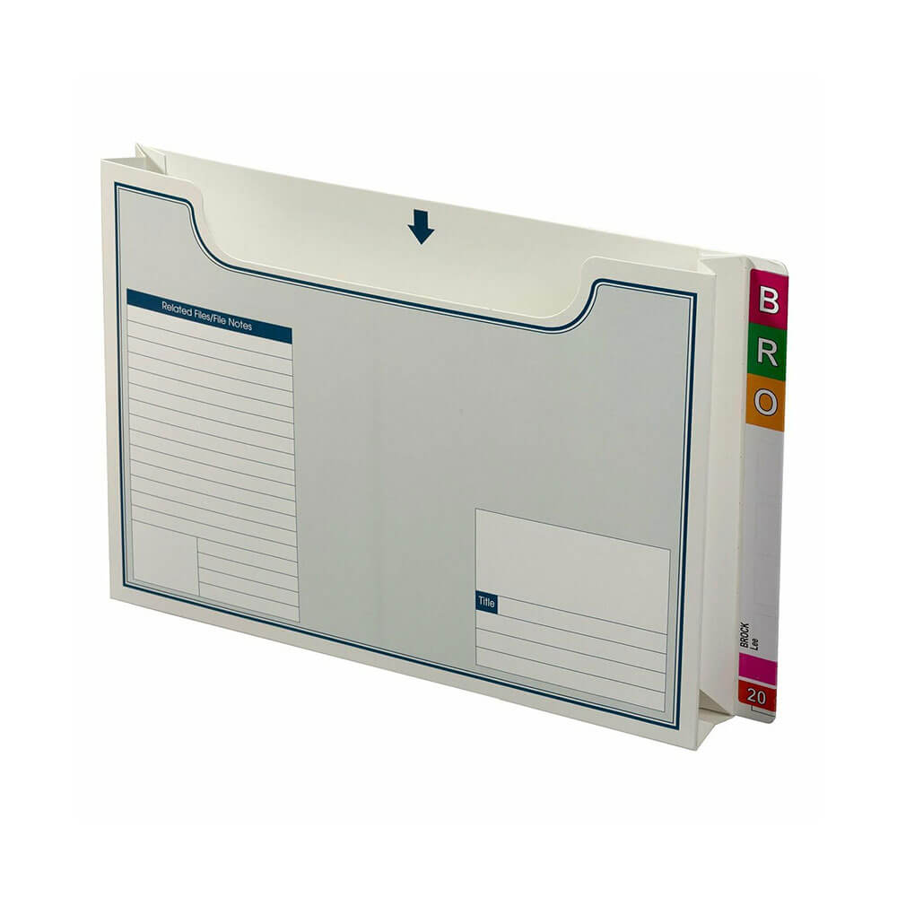 Notes latérales Avery Open Open Top Wallet Fichier 355x235mm (20pk)