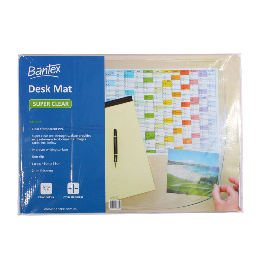 Bantex Super Clear Desk Mat grand (65x48 cm)