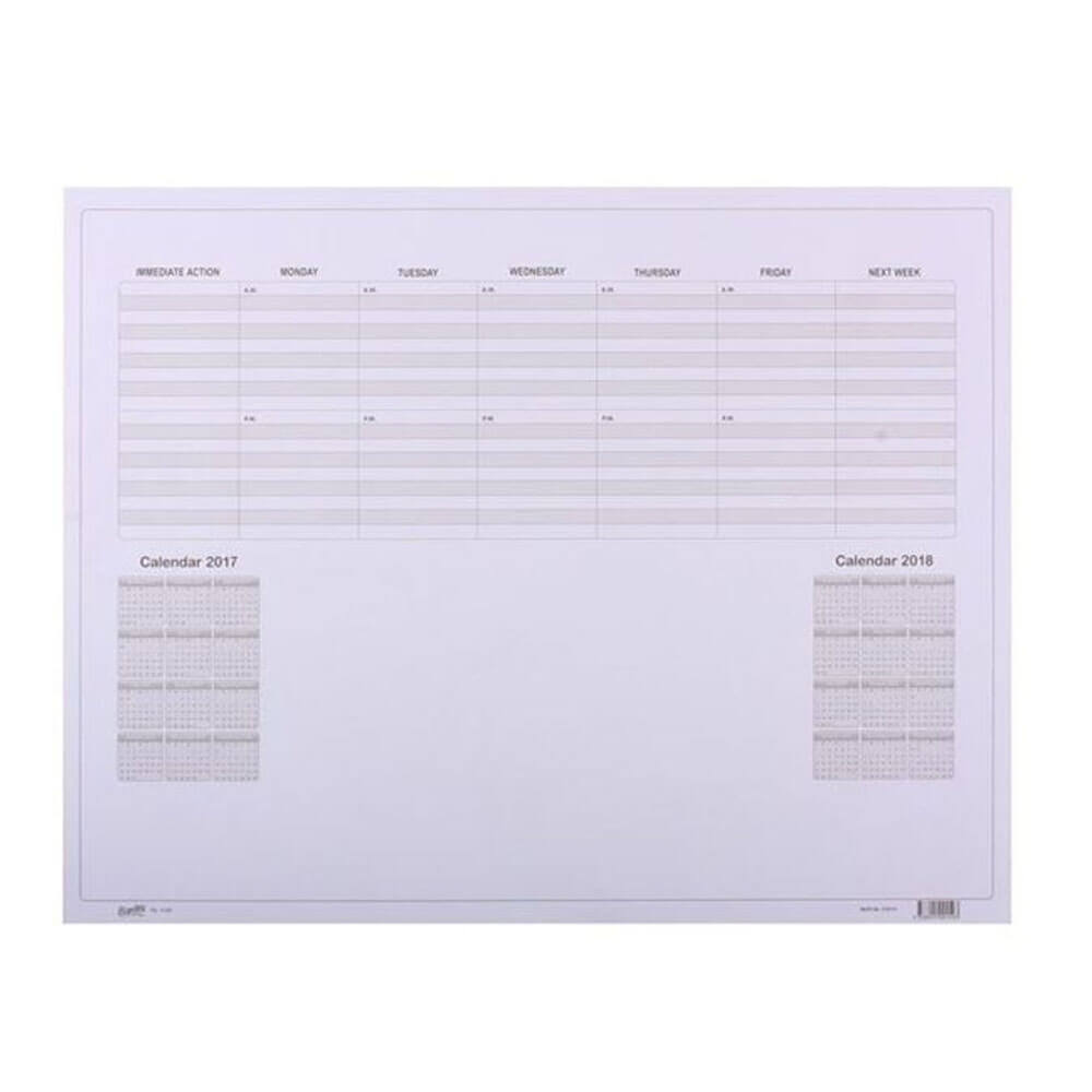 Bantex Desk Mat Planner REFILL 45x59cm (10pk)