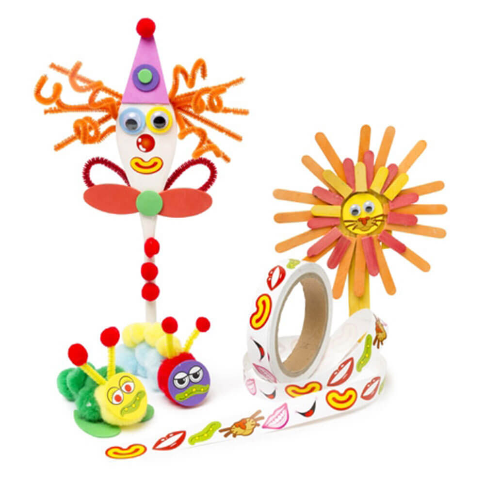 EC Adhésive Muck Stickers 6 Designs assortis (600 / rouleau)