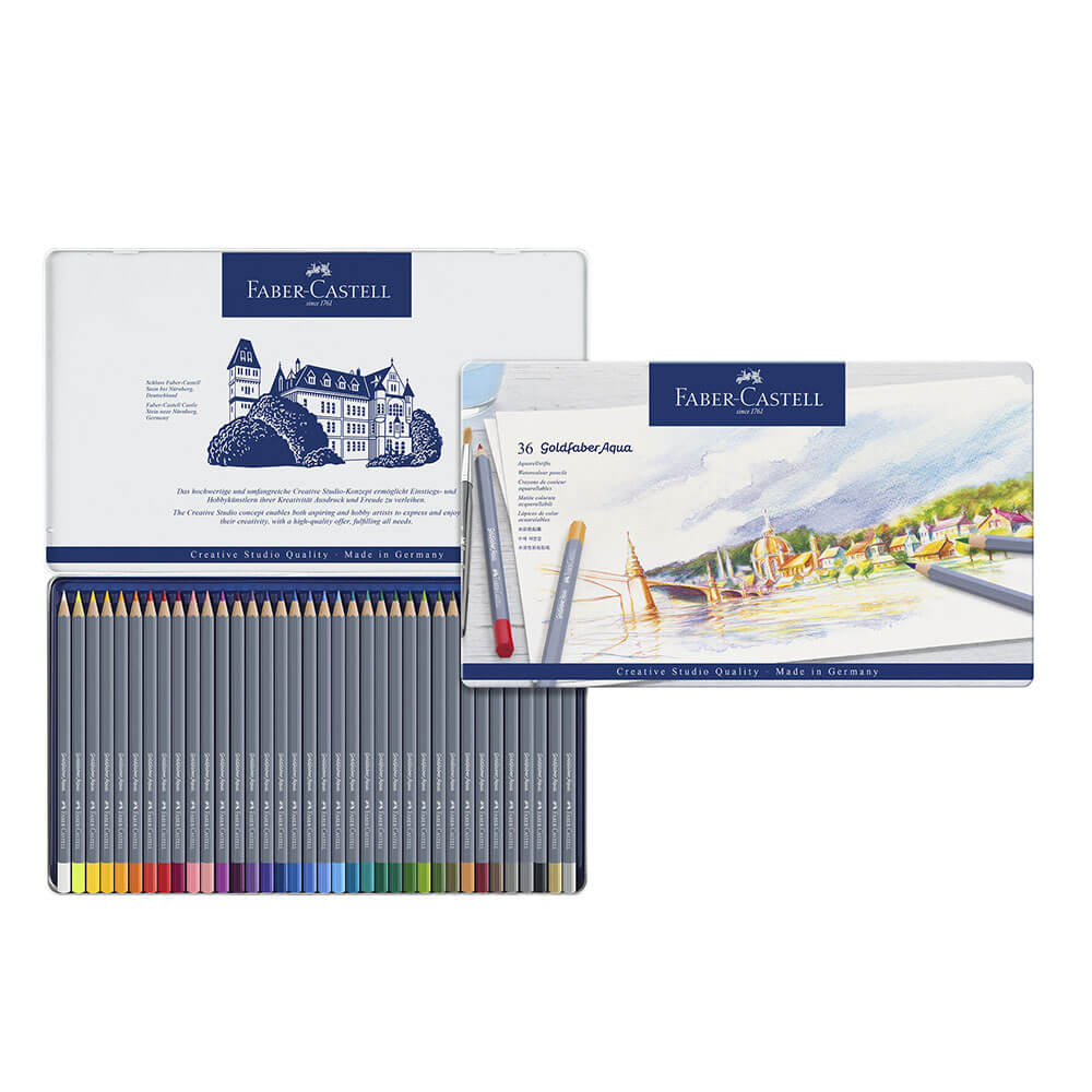 Faber-Castell Goldfaber Watercolor crayon (boîte de 36)