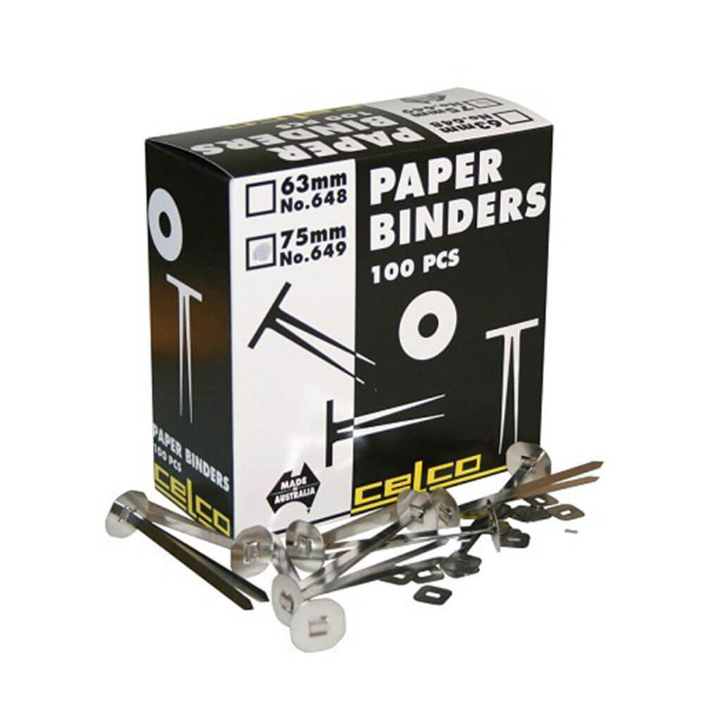 Bonnes en papier celco 75 mm (100pk)