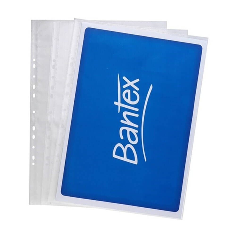 Protégeurs de feuilles résistantes Bantex 120 micron A3 en relief (25pk)