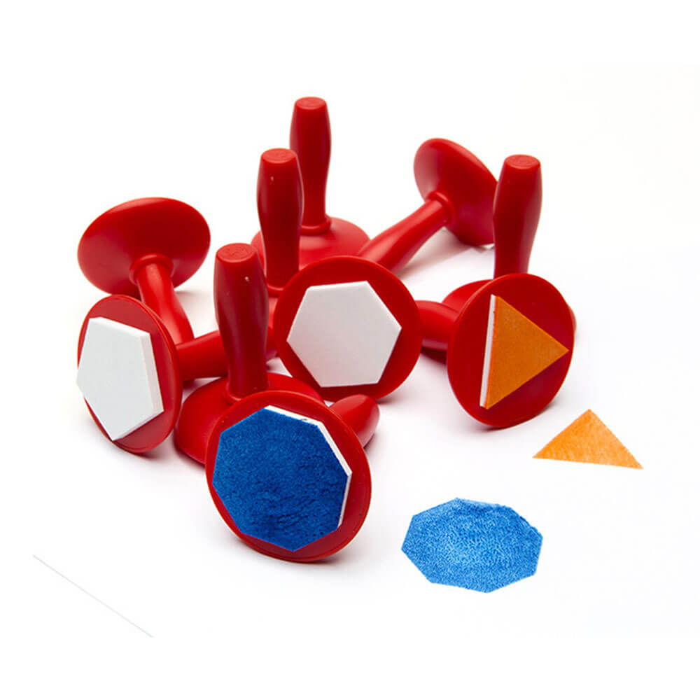 Ensemble de formes géométriques EC Stamper Paint et pâte (10pcs)