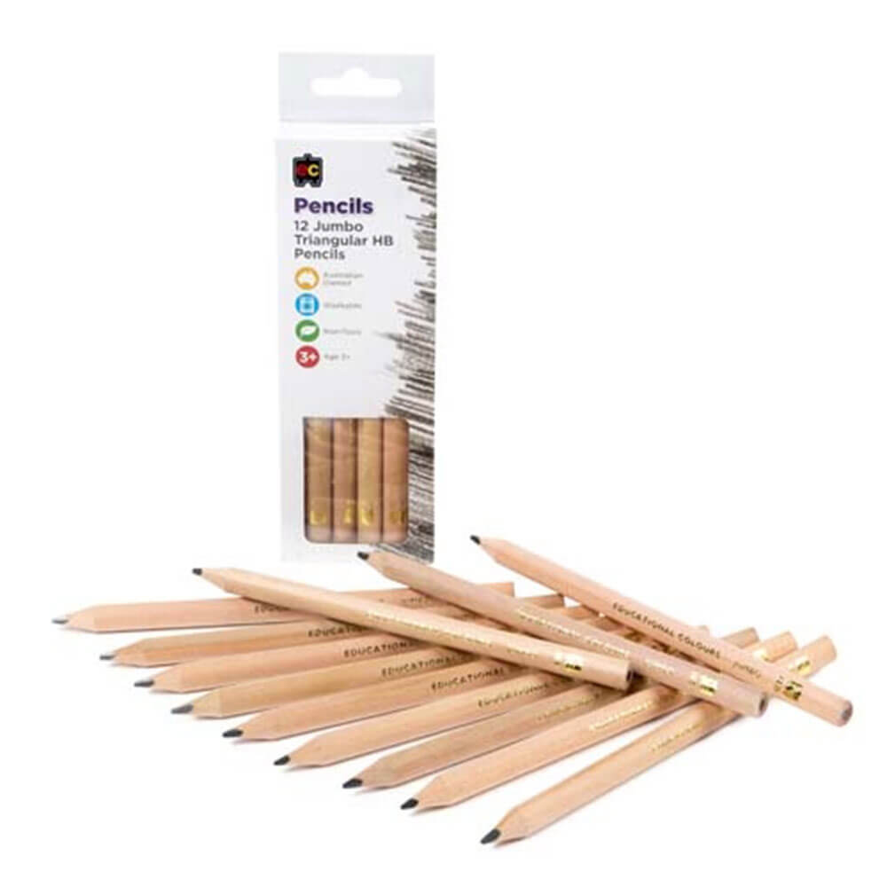 EC Jumbo triangulaire crayon HB (12pk)