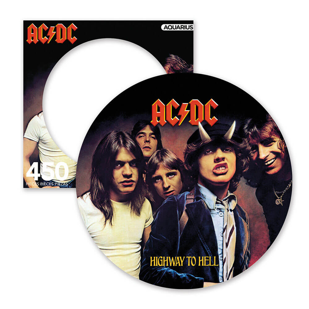 Aquarius AC / DC Highway to Hell Picture Disc Puzzle (450pcs)