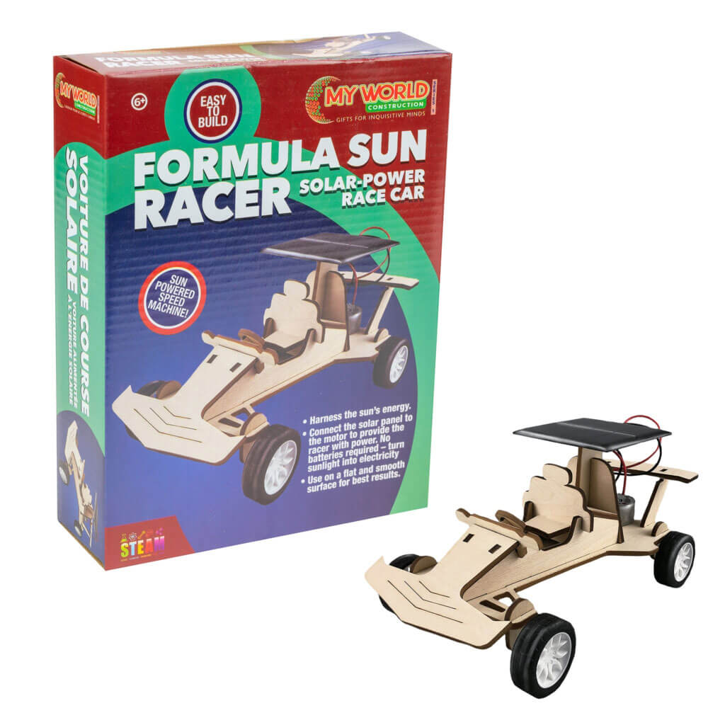 Funtime My World Solar Racer en bois jouet