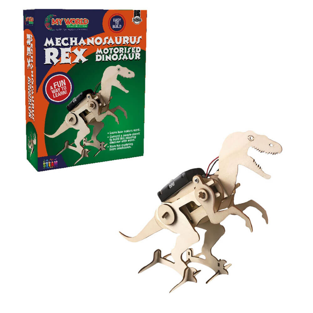 Funtime mon jouet en bois de dinosaure motorisé mondial