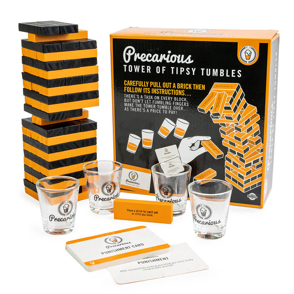 Tour de tumble précaire du temps amusant