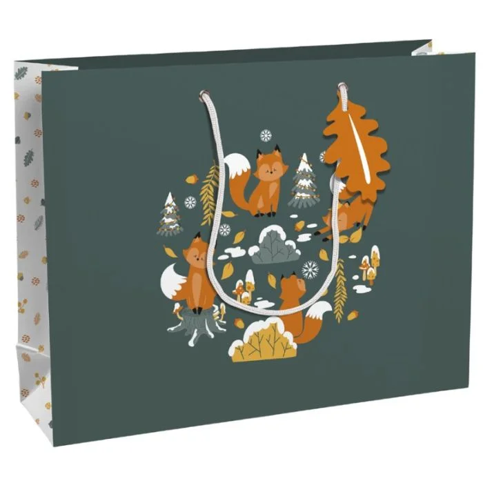 Sac cadeau de Noël - 373 x 118 x 275 mm - Fox CLAIREFONTAINE