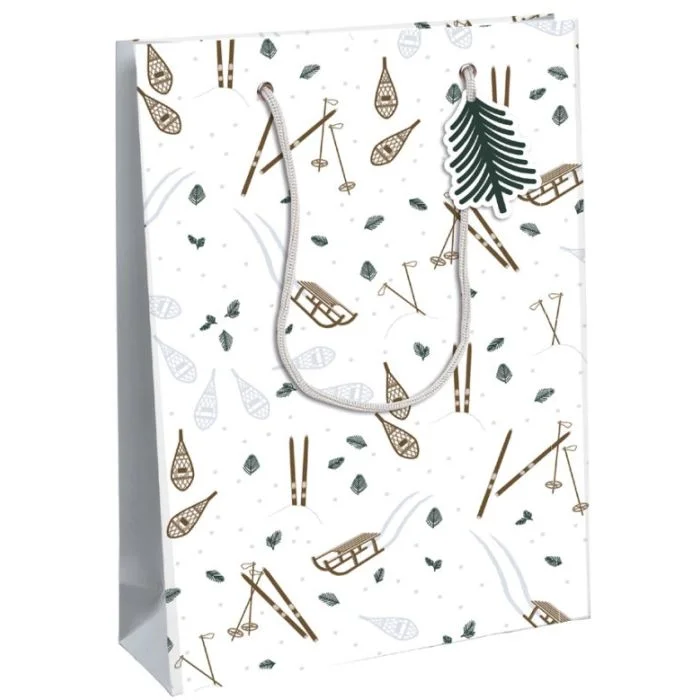Sac cadeau de Noël - 265 x 140 x 330 mm - Hiver CLAIREFONTAINE